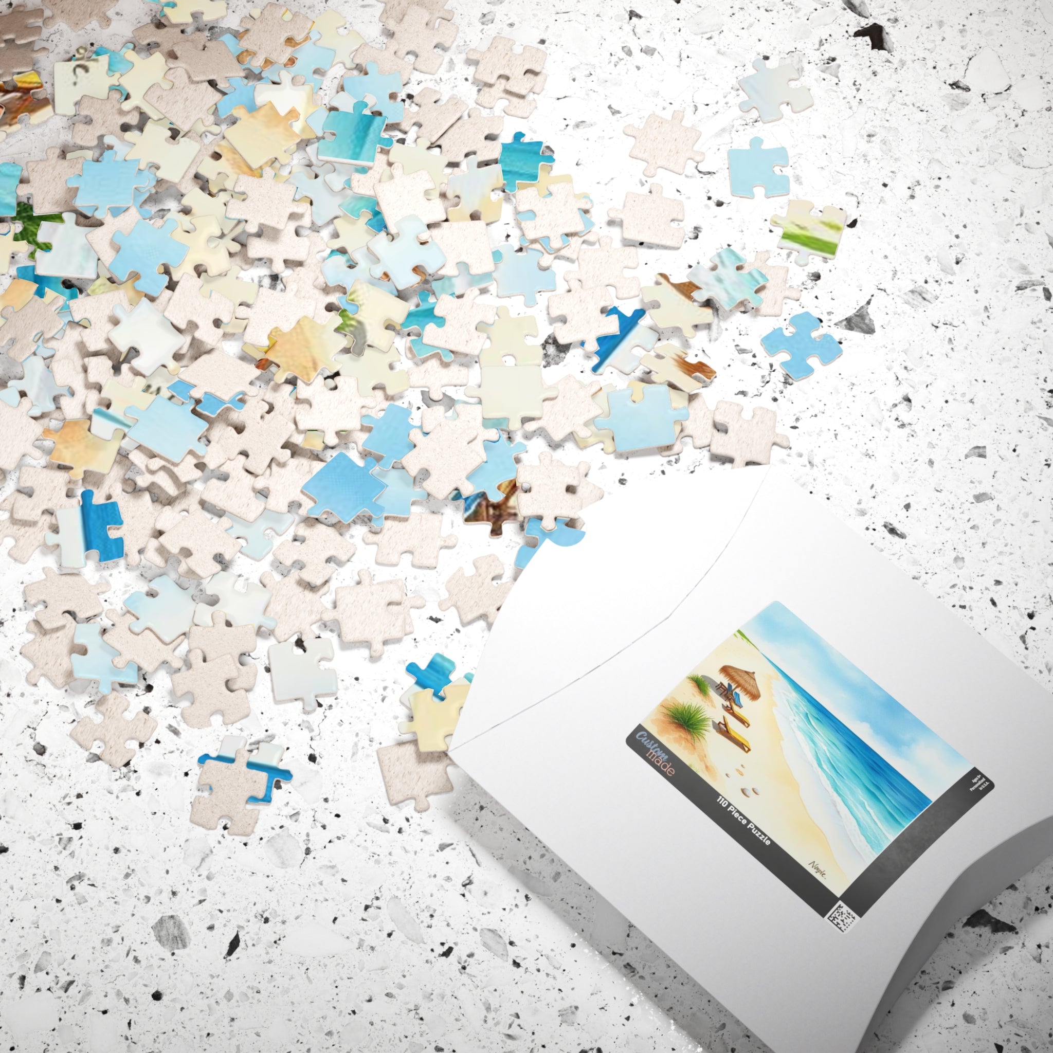 Serene Beach Scene Puzzle Series 3