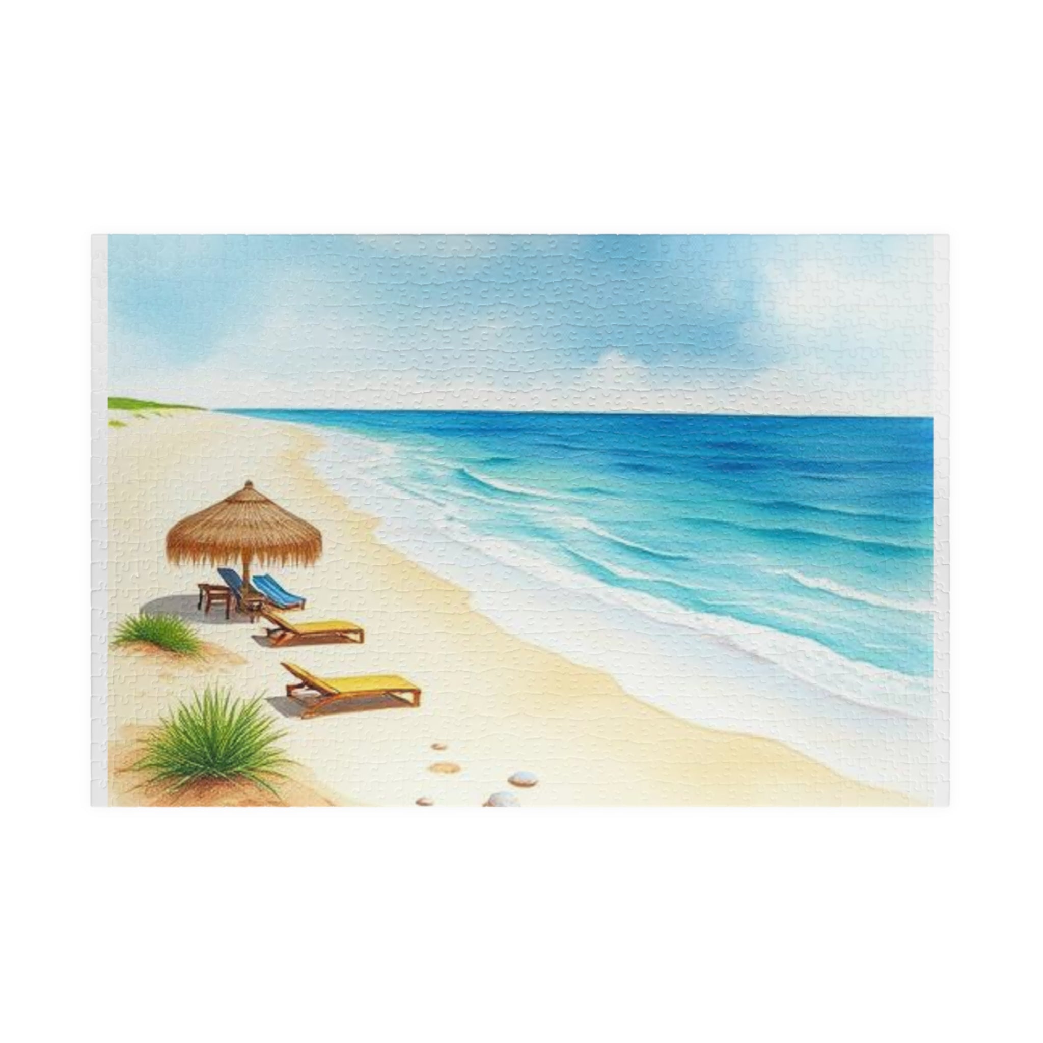 Serene Beach Scene Puzzle Series 3