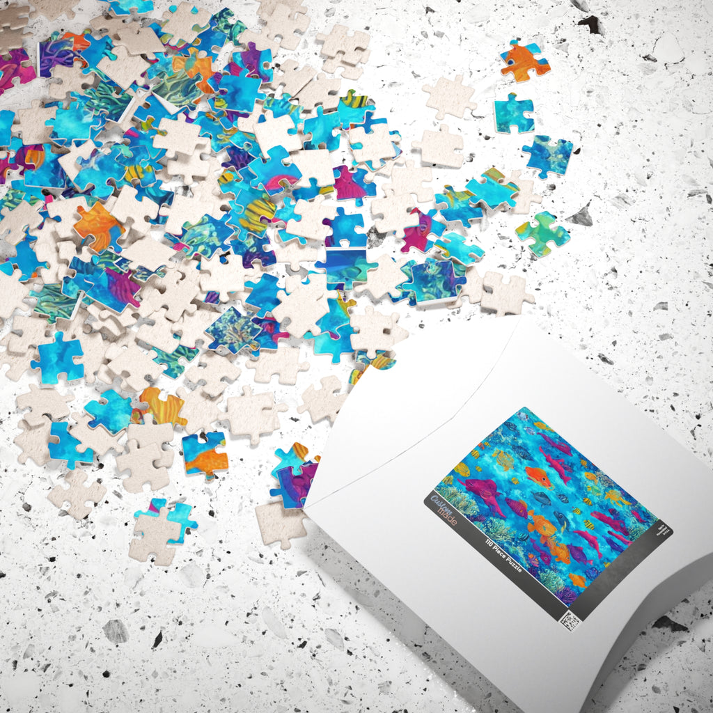 Colorful Underwater Sea life Puzzle
