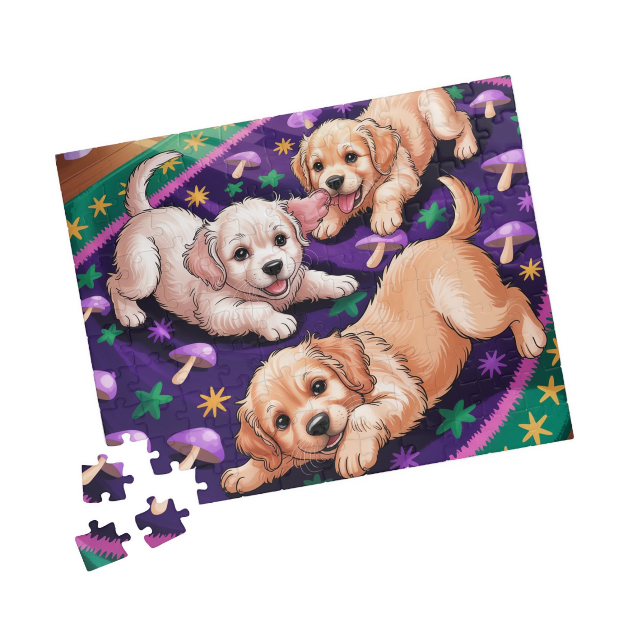 Dog Lovers Puzzle - 110, 252, 520, 1014-piece with Cute Puppies, Fun Gift for Pet Owners, Family Activities, Birthday, Holiday, Home Decor