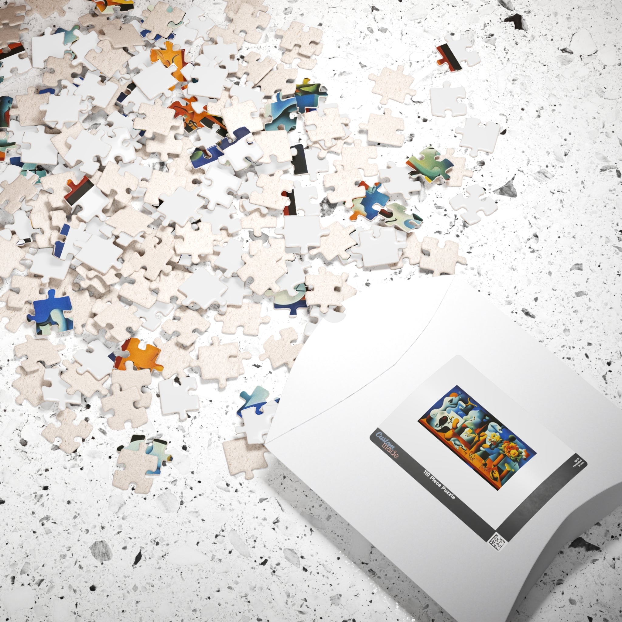 Abstract Flowers Series 2 Puzzle (110, 252, 520, 1014-piece)