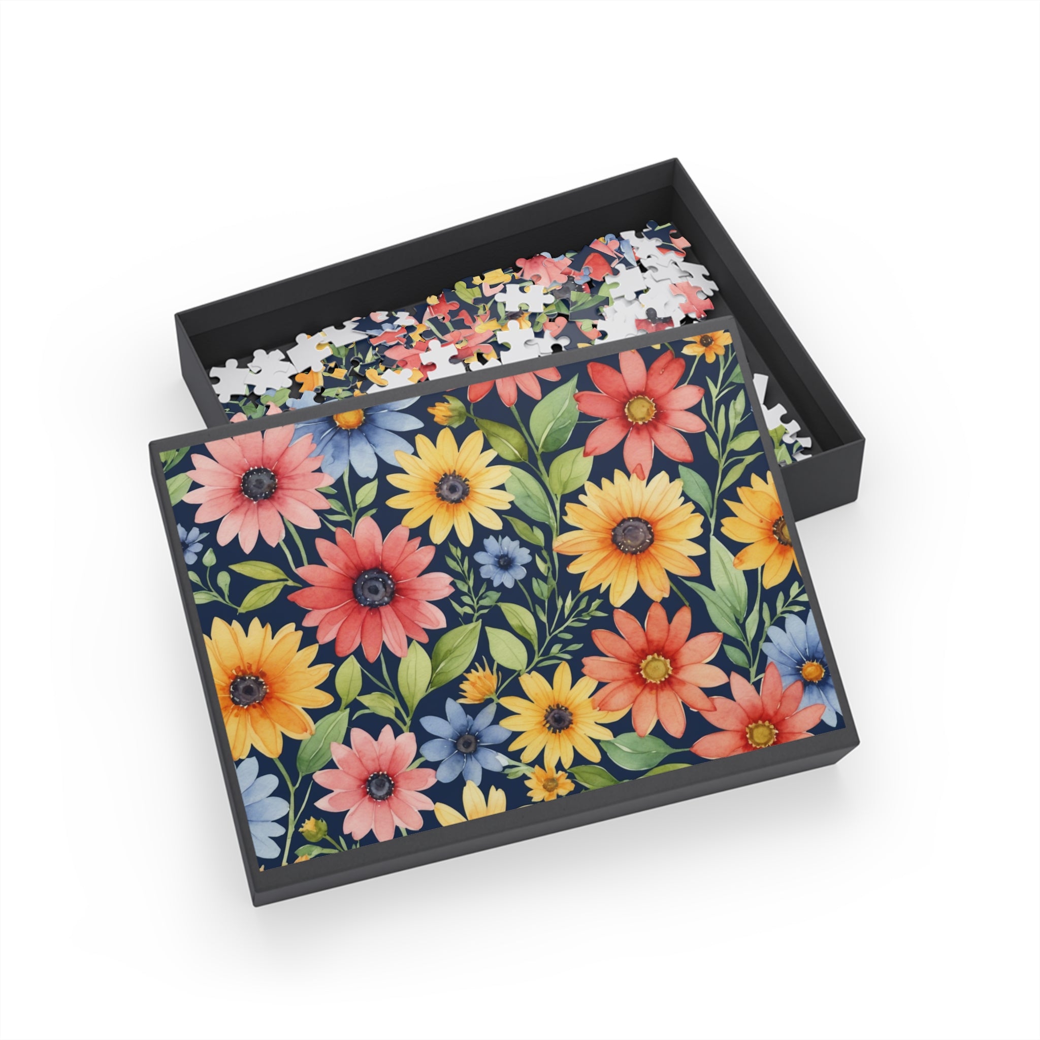 Waterclor Flowers Puzzle (96, 252, 500, 1000-Piece)