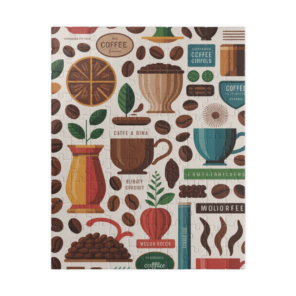Coffee Beans Jigsaw Puzzle — 500/1000-Piece Coffee Lover Puzzle