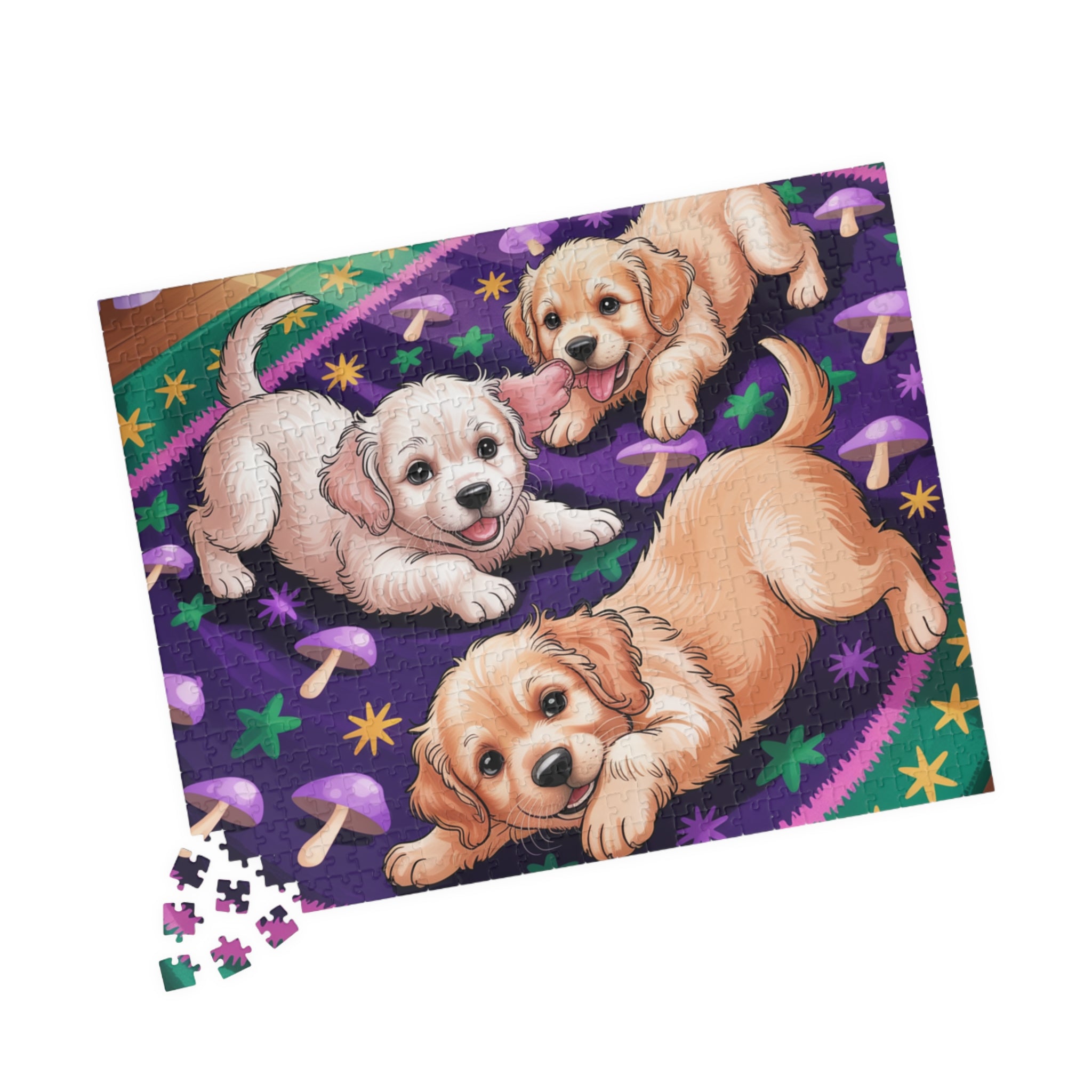Dog Lovers Puzzle - 110, 252, 520, 1014-piece with Cute Puppies, Fun Gift for Pet Owners, Family Activities, Birthday, Holiday, Home Decor