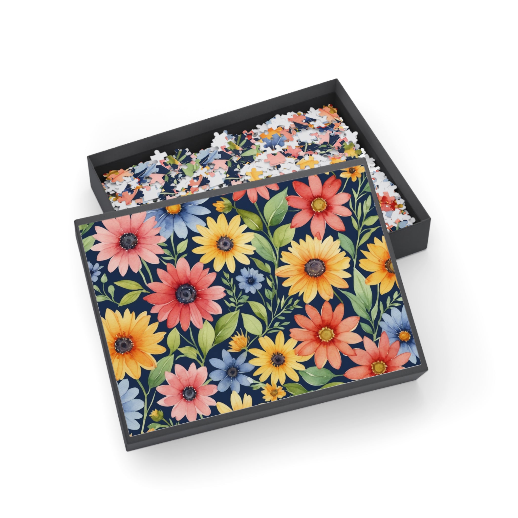 Waterclor Flowers Puzzle (96, 252, 500, 1000-Piece)