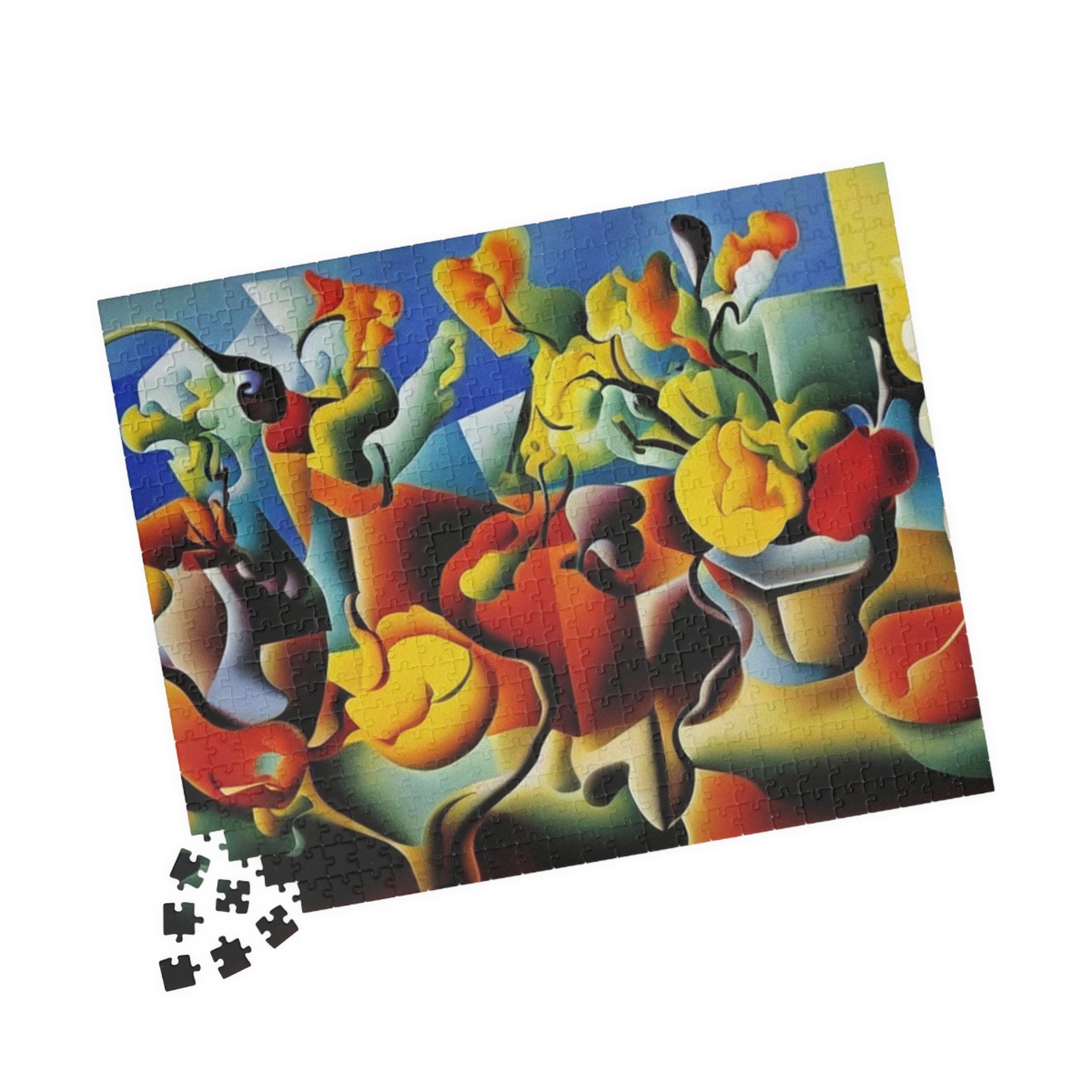 Abstract Flowers Series 3 Puzzle (110, 252, 520, 1014-piece)