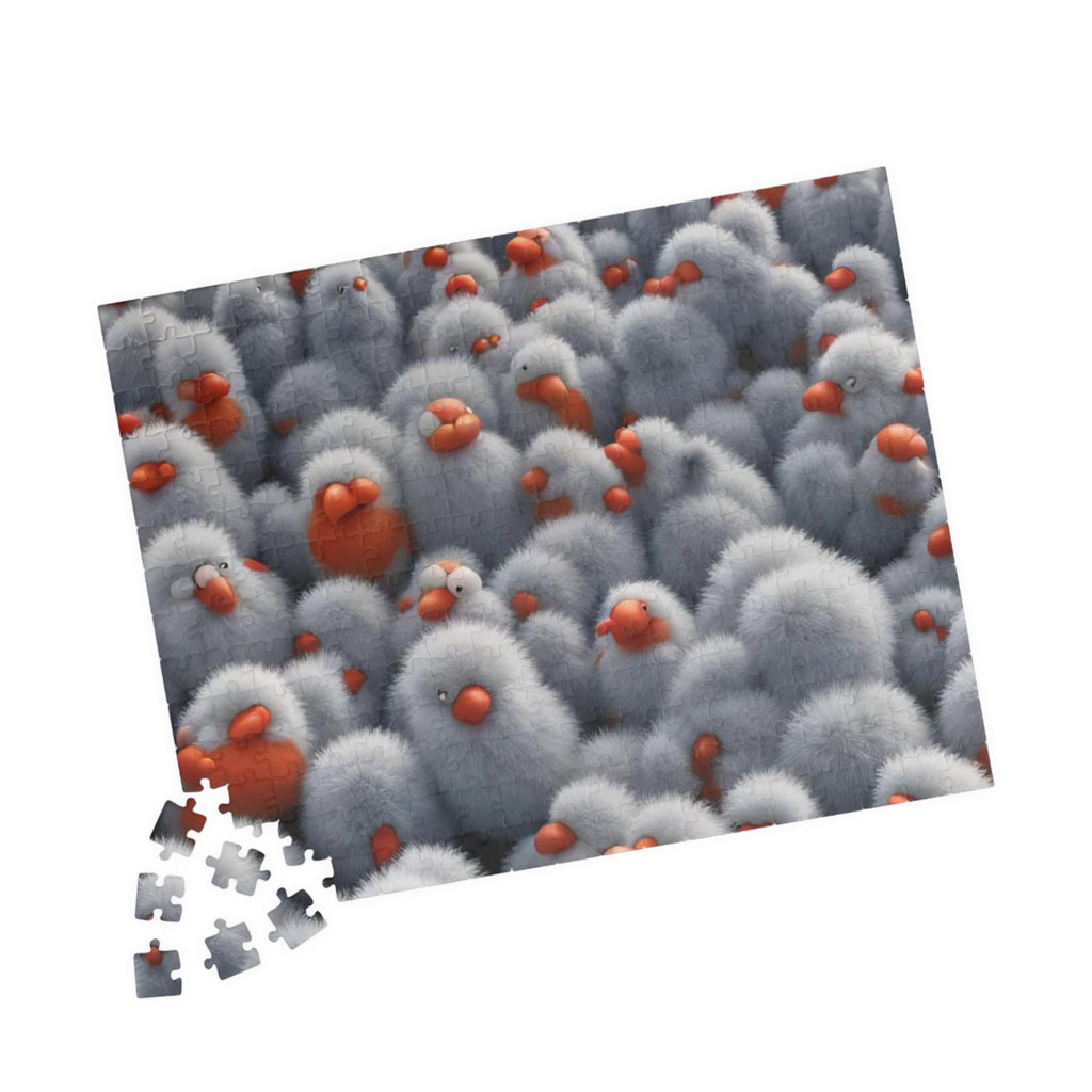 Fluffy Bird Cartoon Puzzle
