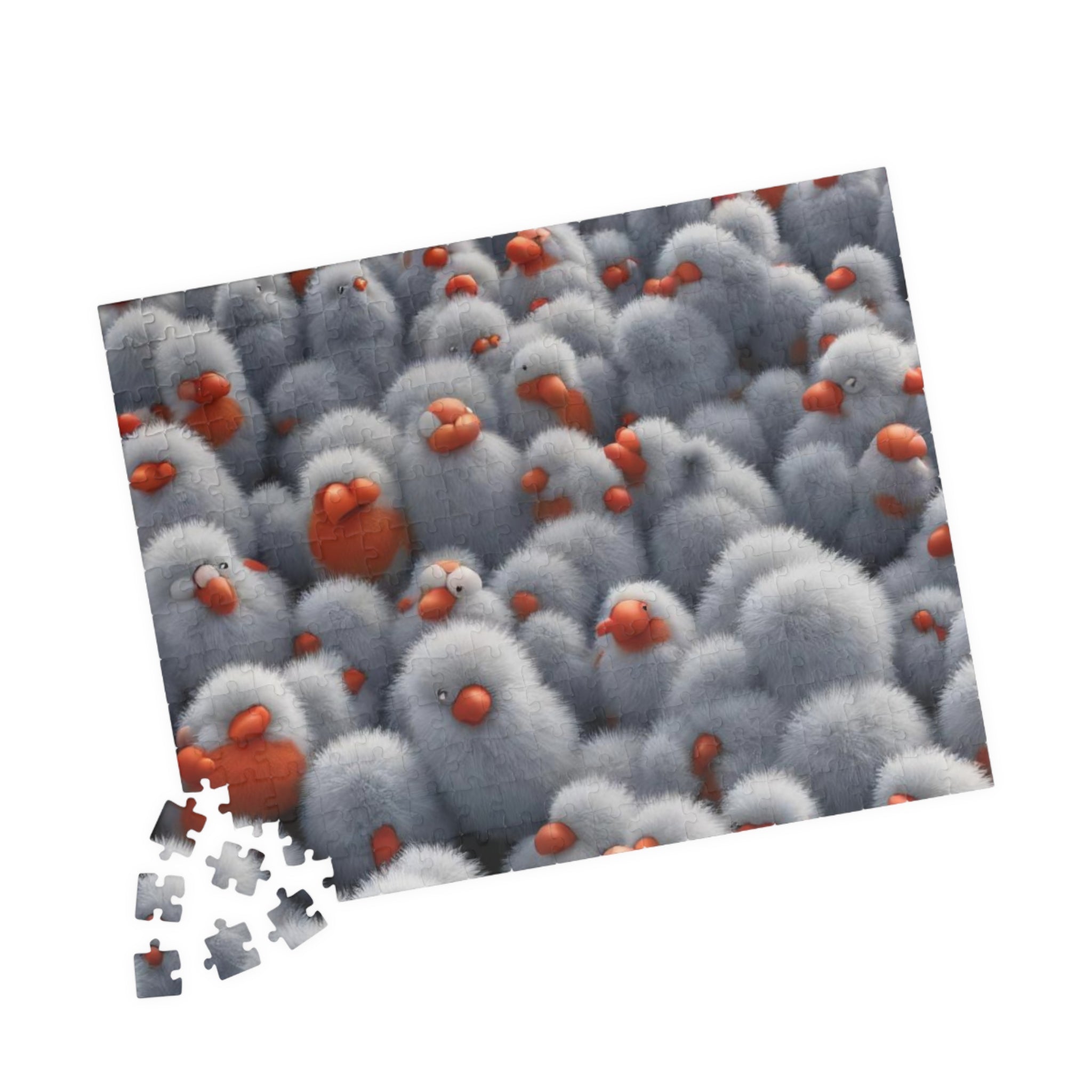 Fluffy Bird Cartoon Puzzle