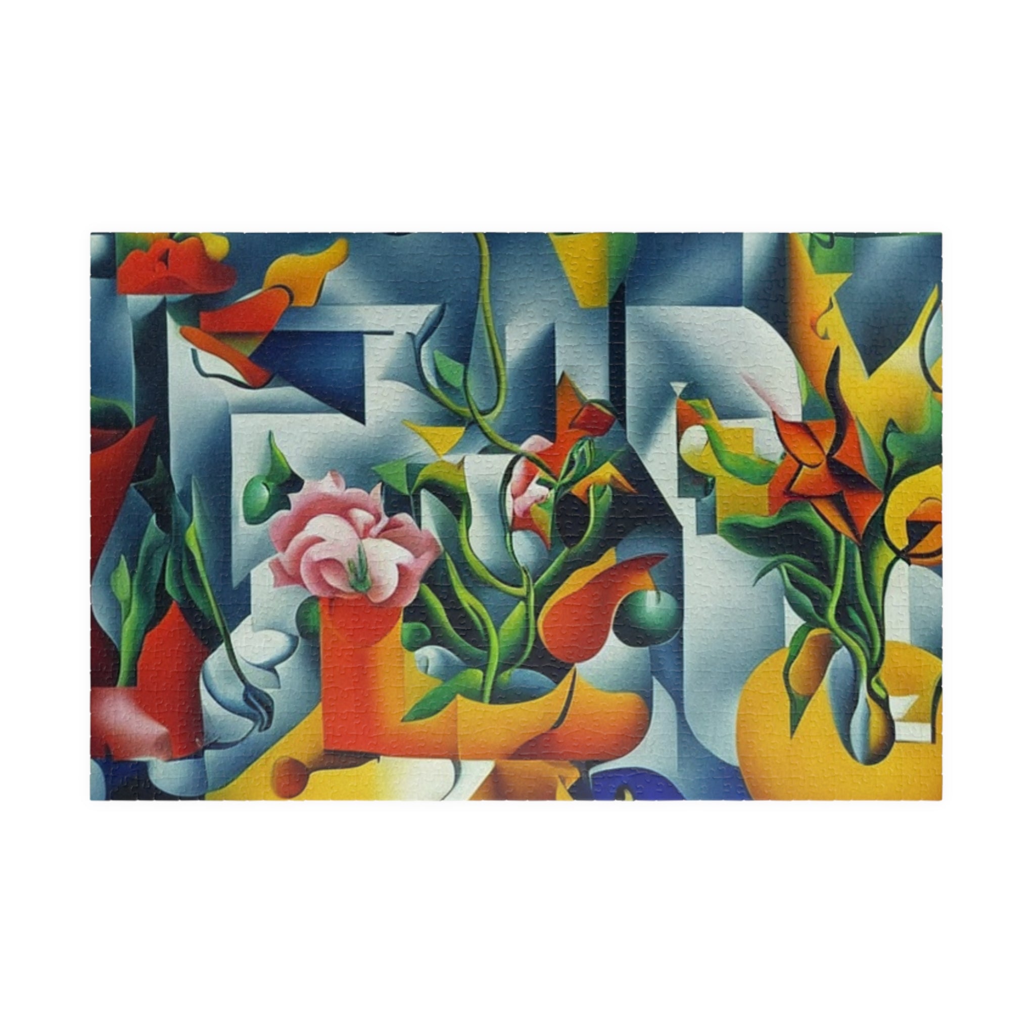 Abstract Floral Puzzle (110, 252, 520, 1014-piece)