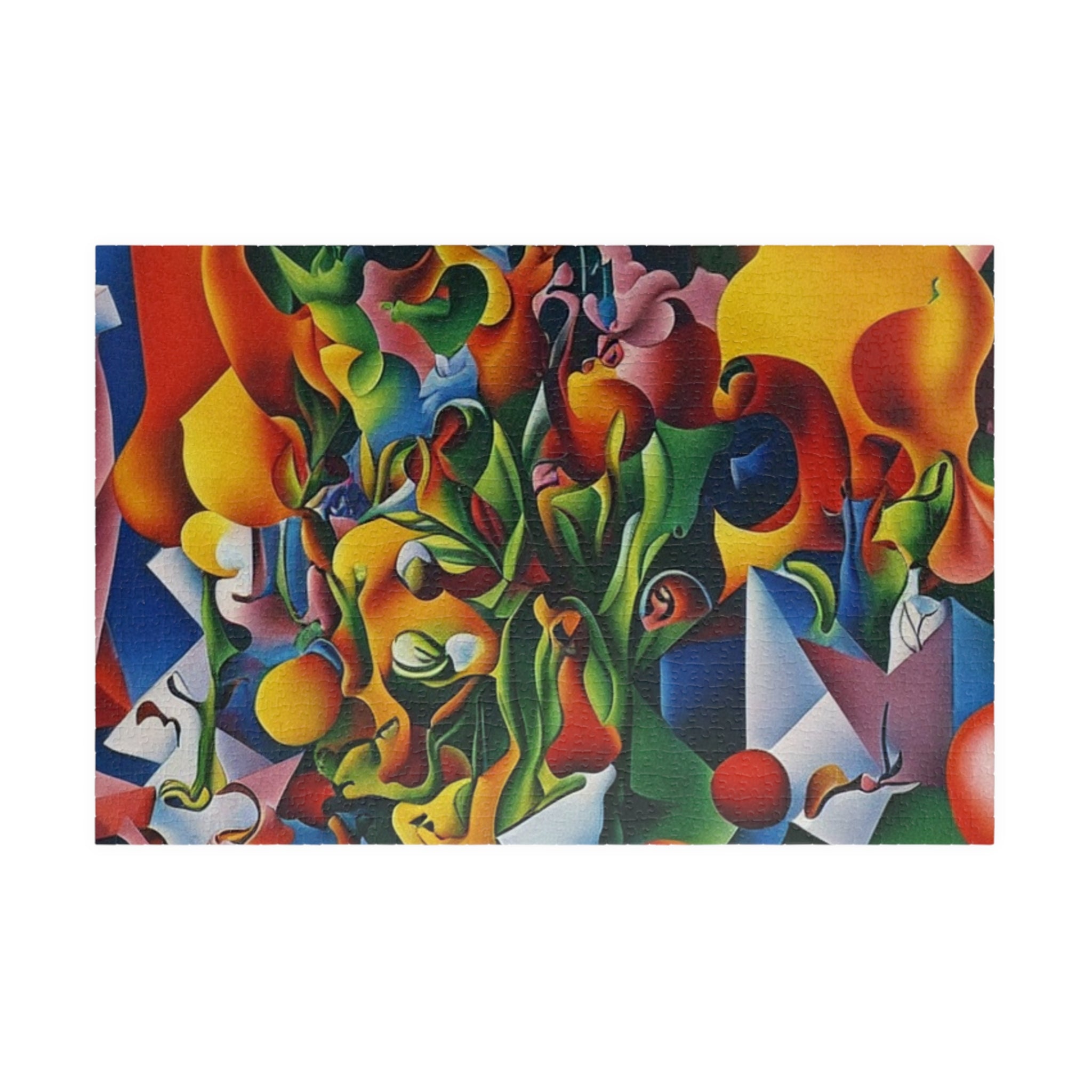 Abstract Flowers Series 1 Puzzle (110, 252, 520, 1014-piece)